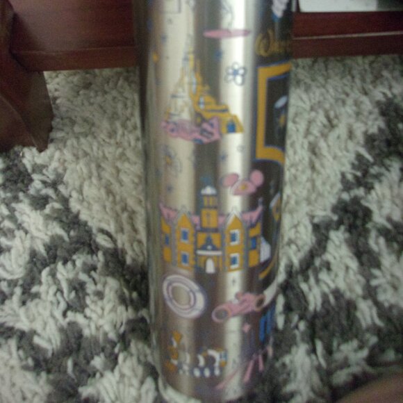 Disney World 50th Anniversary Magic Kingdom Starbucks Metal Tumbler Bottle MK - Picture 4 of 6